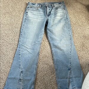 American Eagle Outfitters Light Blue Flare Jeans